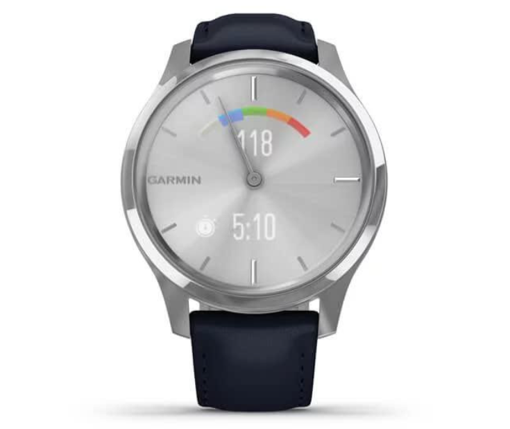 Смарт-годинник Garmin vivomove Luxe Silver-Blue Leather (010-02241-20) 6 Смарт-годинник Garmin vivomove Luxe Silver-Blue Leather (010-02241-20) - Зображення 6