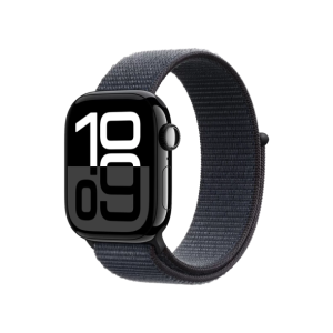 Watch Series 10 GPS 46mm Jet Black Aluminum Case w. Ink Sport Loop (MWWR3)