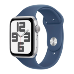 Watch SE 2 GPS 40mm Silver Aluminium Case w. Denim Sport Band - M/L (MXED3)
