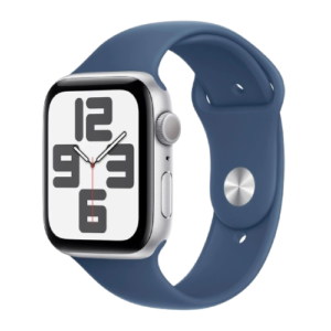 Watch SE 2 GPS 44mm Silver Aluminium Case w. Denim Sport Band - M/L (MXER3)