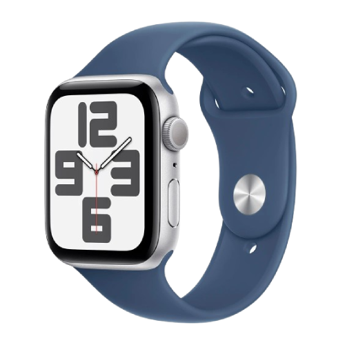 Watch SE 2 GPS 44mm Silver Aluminium Case w. Denim Sport Band - M/L (MXER3) 1 Watch SE 2 GPS 44mm Silver Aluminium Case w. Denim Sport Band - M/L (MXER3)