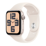Watch SE 2 GPS 44mm Starlight Aluminium Case w. Starlight Sport Band - M/L (MXEV3)