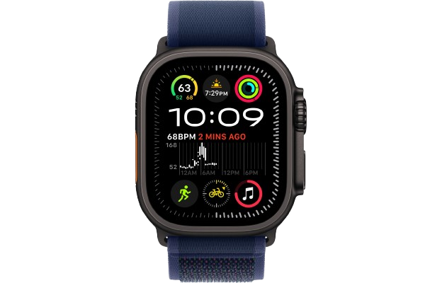 Watch Ultra 2 GPS + Cellular 49mm Black Titan. Case w. Blue Trail Loop - M/L (MYTJ3+MYQ83) 2 Watch Ultra 2 GPS + Cellular 49mm Black Titan. Case w. Blue Trail Loop - M/L (MYTJ3+MYQ83) - Зображення 2