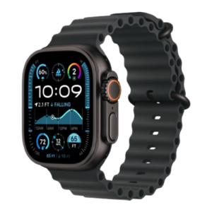 Watch Ultra 2 GPS + Cellular 49mm Black Titanium Case w. Black Ocean Band (MX4P3)