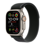 Watch Ultra 2 GPS + Cellular 49mm Natural Titan. Case w. Black Trail Loop - S/M (MYT73+MXTQ3)