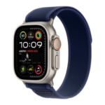 Watch Ultra 2 GPS + Cellular 49mm Natural Titan. Case w. Blue Trail Loop - S/M (MX4J3)