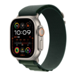 Watch Ultra 2 GPS + Cellular 49mm Natural Titan. Case w. Dark Green Alpine Loop - L (MYT33+MXMW3)