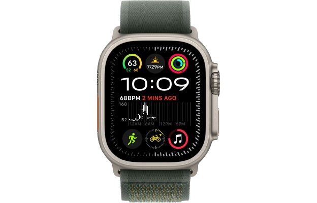 Watch Ultra 2 GPS + Cellular 49mm Natural Titan. Case w. Green Trail Loop - S/M (MYT73+MXTN3) 2 Watch Ultra 2 GPS + Cellular 49mm Natural Titan. Case w. Green Trail Loop - S/M (MYT73+MXTN3) — изображение 2