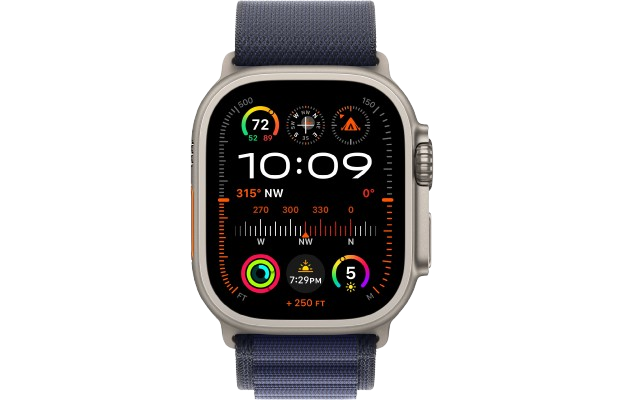 Watch Ultra 2 GPS + Cellular 49mm Natural Titan. Case w. Navy Alpine Loop - Large (MYT33+MXN03) 2 Watch Ultra 2 GPS + Cellular 49mm Natural Titan. Case w. Navy Alpine Loop - Large (MYT33+MXN03) - Зображення 2