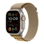 Watch Ultra 2 GPS + Cellular 49mm Natural Titan. Case w. Tan Alpine Loop - Small (MX4E3)