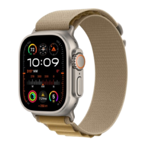 Watch Ultra 2 GPS + Cellular 49mm Natural Titan. Case w. Tan Alpine Loop - Small (MX4E3)