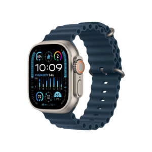 Apple Watch Ultra 2 GPS + Cellular 49mm Titanium Case with Blue Ocean Band (MREG3)