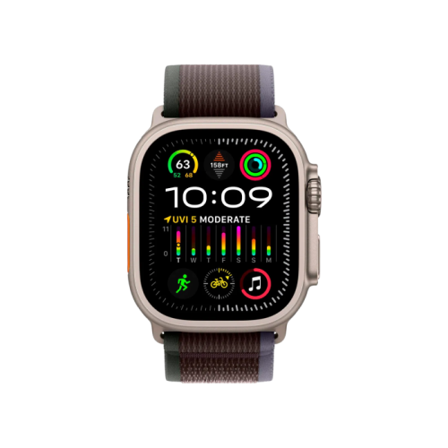 Watch Ultra 2 GPS + Cellular 49mm Titanium Case with Blue/Black Trail Loop - S/M (MRF53) 2 Watch Ultra 2 GPS + Cellular 49mm Titanium Case with Blue/Black Trail Loop - S/M (MRF53) - Зображення 2
