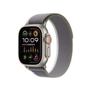 Apple Watch Ultra 2 GPS + Cellular 49mm Titanium Case with Olive Alpine Loop - Large (MRF03)