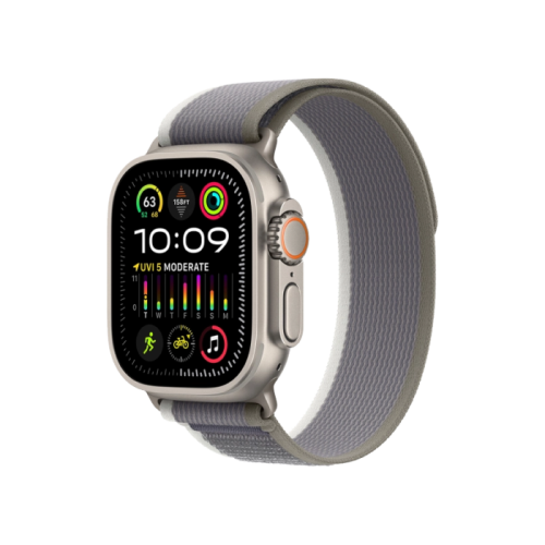 Watch Ultra 2 GPS + Cellular 49mm Titanium Case with Olive Alpine Loop - Large (MRF03) 1 Watch Ultra 2 GPS + Cellular 49mm Titanium Case with Olive Alpine Loop - Large (MRF03)