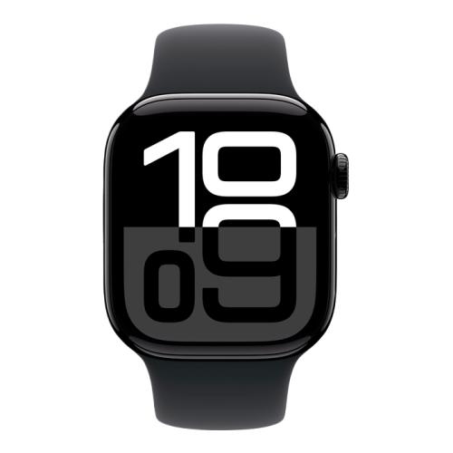 Watch Series 10 GPS 46mm Jet Black Alu. Case w. Black Sport Band - S/M (MWWP3) 4 Watch Series 10 GPS 46mm Jet Black Alu. Case w. Black Sport Band - S/M (MWWP3) - Зображення 4