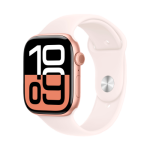 Watch Series 10 GPS 42mm Rose Gold Alu. Case w. Light Blush Sport Band - M/L (MWWJ3)