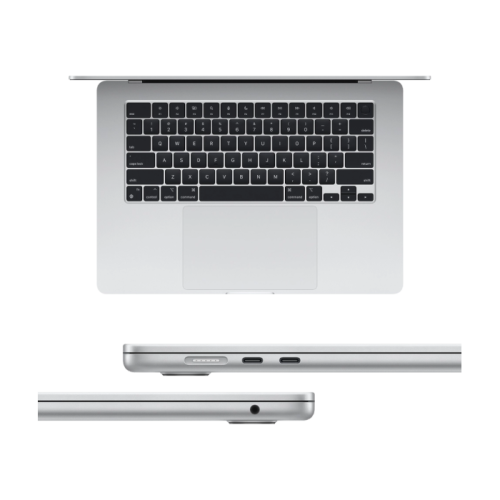 MacBook Air 15" 16/1TБ M3 2024 Silver (Z1BR000LA) 2 MacBook Air 15" 16/1TБ M3 2024 Silver (Z1BR000LA) - Зображення 2