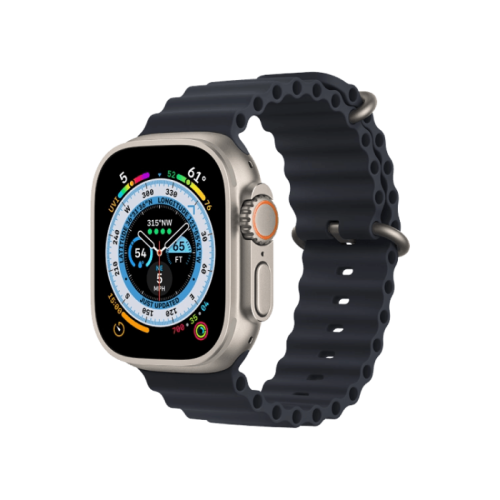 Apple Watch Ultra GPS + Cellular 49mm Titanium Case with Midnight Ocean Band (MQET3/MQFK3) 1 Apple Watch Ultra GPS + Cellular 49mm Titanium Case with Midnight Ocean Band (MQET3/MQFK3)