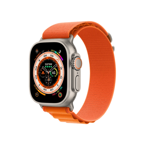 Apple Watch Ultra GPS + Cellular 49mm Titanium Case with Orange Alpine Loop - Medium (MQEU3/MQFL3) 1 Apple Watch Ultra GPS + Cellular 49mm Titanium Case with Orange Alpine Loop - Medium (MQEU3/MQFL3)