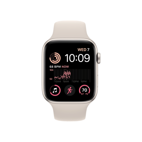 Apple Watch SE 2 GPS 40mm Starlight Aluminium Case with Starlight Sport Band (MNJP3) 2 Apple Watch SE 2 GPS 40mm Starlight Aluminium Case with Starlight Sport Band (MNJP3) - Зображення 2