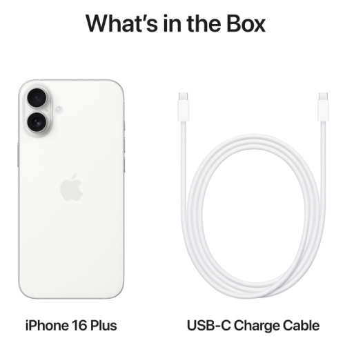iPhone 16 Plus 512GB White (MY1X3) - Зображення 6