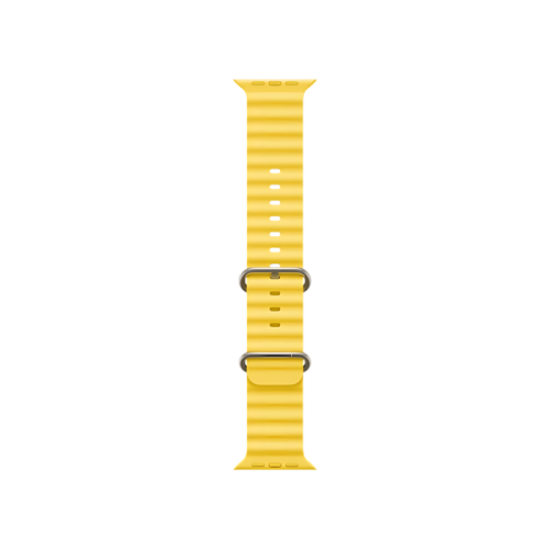Apple Watch Ultra GPS + Cellular 49mm Titanium Case with Yellow Ocean Band (MNH93/MNHG3) 3 Apple Watch Ultra GPS + Cellular 49mm Titanium Case with Yellow Ocean Band (MNH93/MNHG3) - Зображення 3