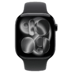 Apple Watch Series 11 GPS 42mm Jet Black Alu. Case w. Black S. Band - S/M (MEQT4)