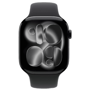 Apple Watch Series 11 GPS 46mm Jet Black Alu. Case w. Black S. Band - M/L (MEUX4)