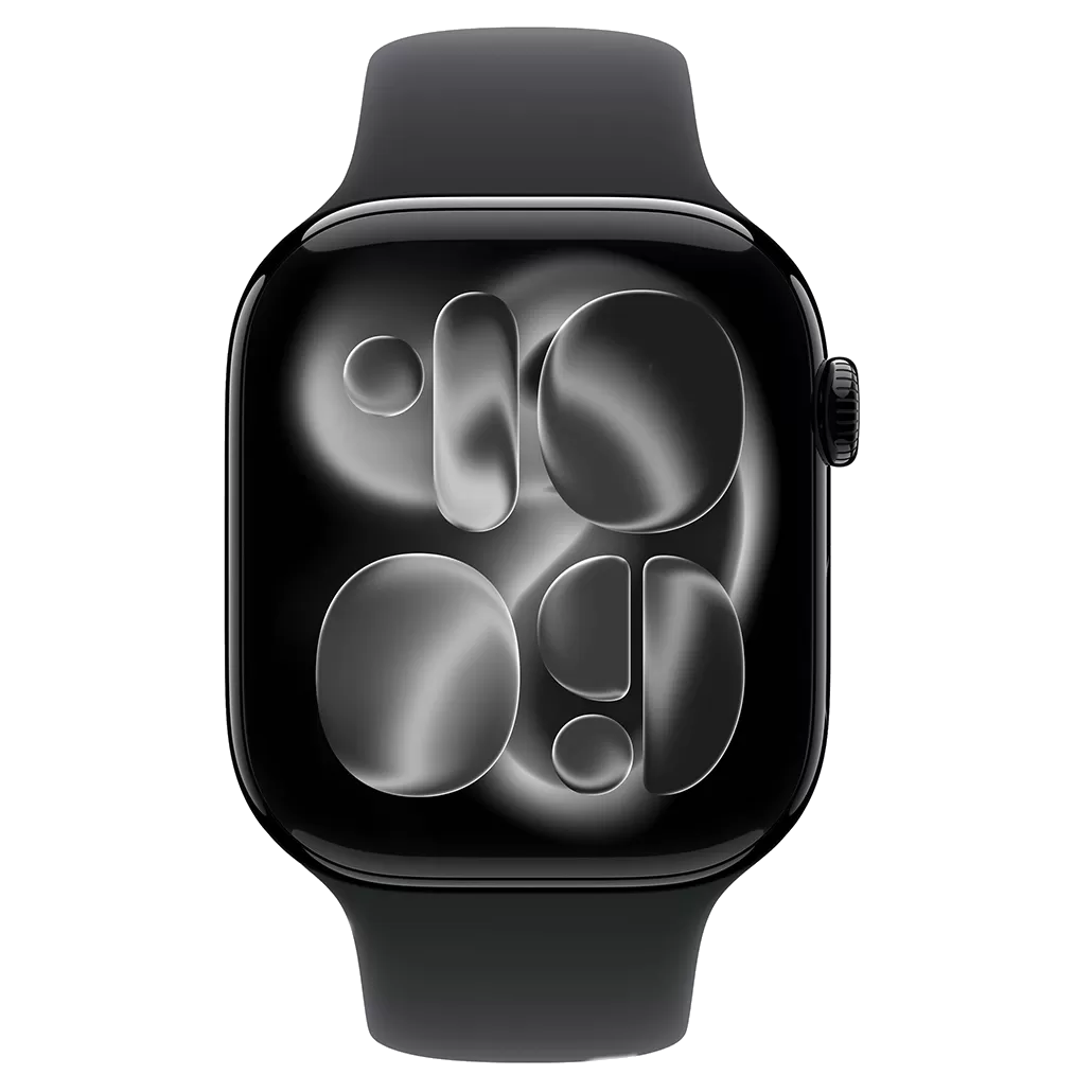 Apple Watch Series 11 GPS 42mm Jet Black Alu. Case w. Black S. Band - S/M (MEQT4) 1 Apple Watch Series 11 GPS 42mm Jet Black Alu. Case w. Black S. Band - S/M (MEQT4)