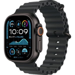 Apple Watch Ultra 3 GPS + Cellular 49mm Black Tit. Case w. Black Ocean Band (MF0J4)