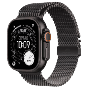 Apple Watch Ultra 3 GPS + Cellular 49mm Black Tit. Case w. Black Tit. Milanese Loop - Small (MF1N4)