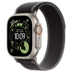 Apple Watch Ultra 3 GPS + Cellular 49mm Natural Tit. Case w. Black/Charcoal Trail Loop - S/M (MF1V4+MFT84)
