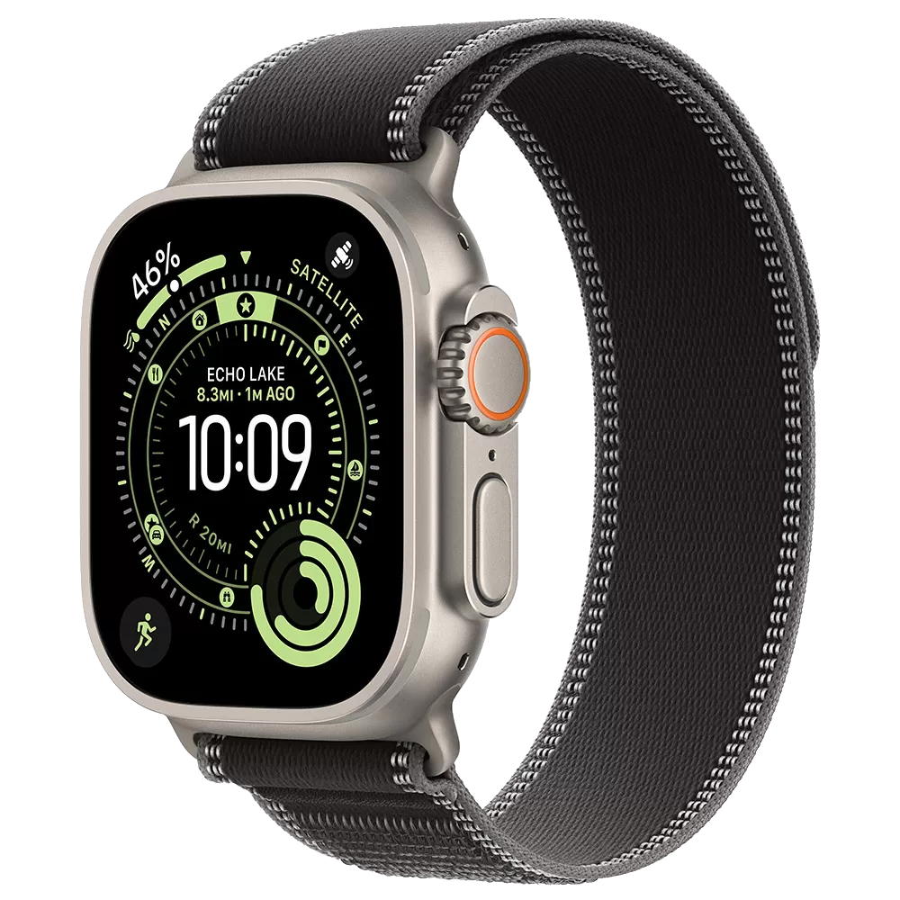 Apple Watch Ultra 3 GPS + Cellular 49mm Natural Tit. Case w. Black/Charcoal Trail Loop - M/L (MF1V4+MFT94) 1 Apple Watch Ultra 3 GPS + Cellular 49mm Natural Tit. Case w. Black/Charcoal Trail Loop - M/L (MF1V4+MFT94)