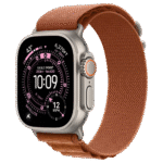 Apple Watch Ultra 3 GPS + Cellular 49mm Natural Tit. Case w. Terra Cotta A. Loop - Large (MF1V4+MFTD4)