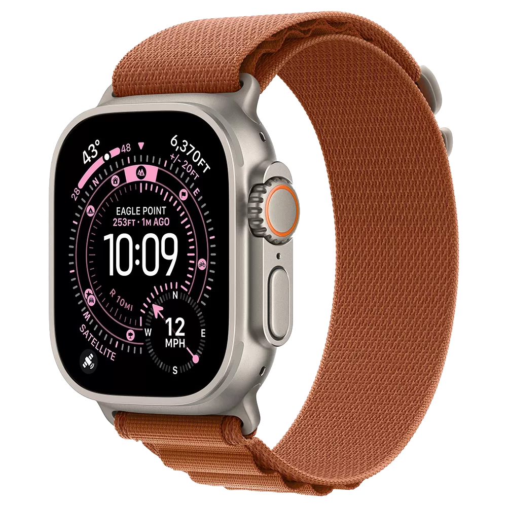 Apple Watch Ultra 3 GPS + Cellular 49mm Natural Tit. Case w. Terra Cotta A. Loop - Large (MF1V4+MFTD4) 1 Apple Watch Ultra 3 GPS + Cellular 49mm Natural Tit. Case w. Terra Cotta A. Loop - Large (MF1V4+MFTD4)