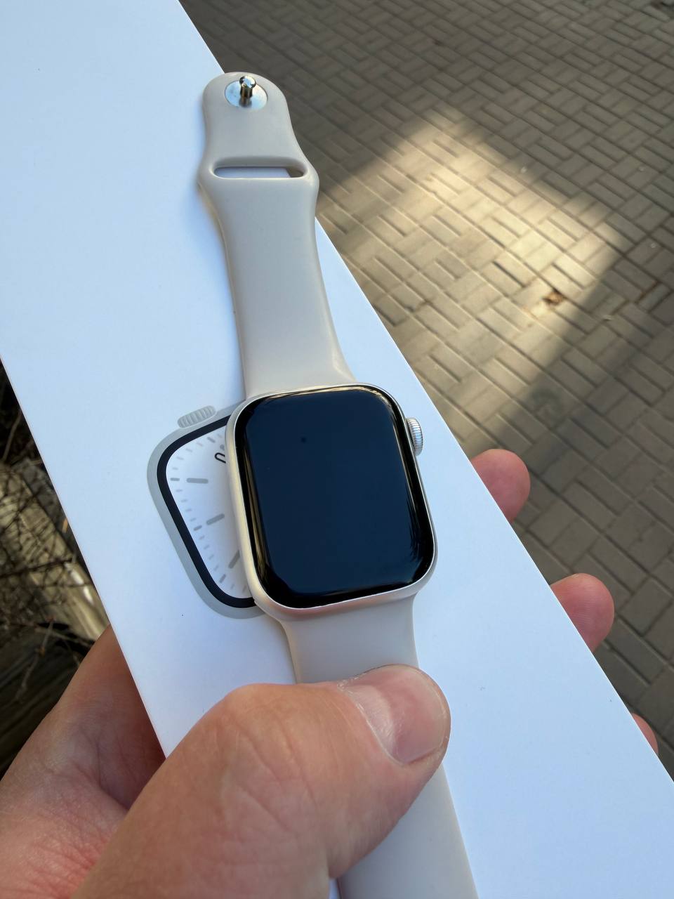 Вживаний Apple Watch Series 7 41mm Starlight - Зображення 2