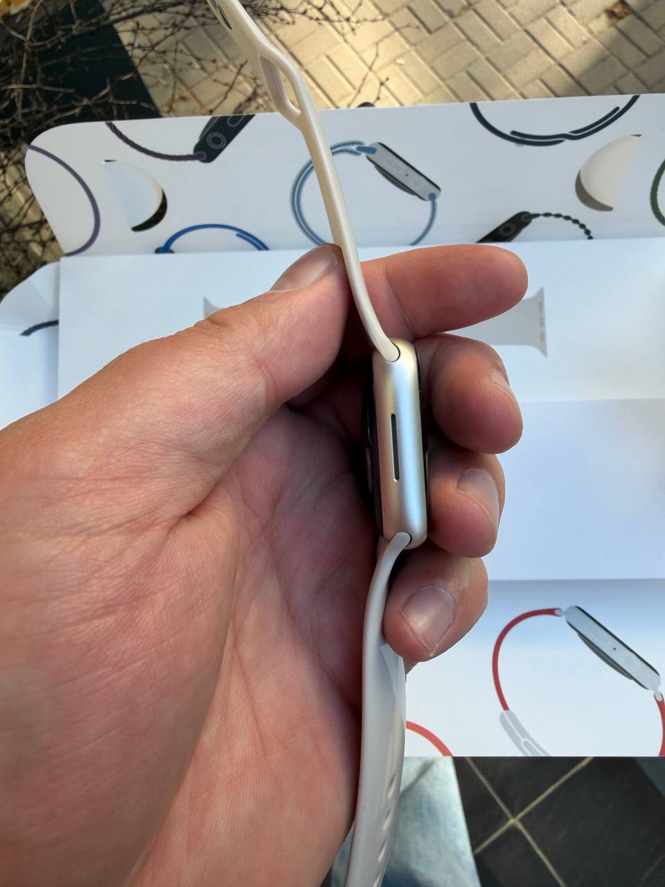 Вживаний Apple Watch Series 7 41mm Starlight 4 Вживаний Apple Watch Series 7 41mm Starlight - Зображення 4