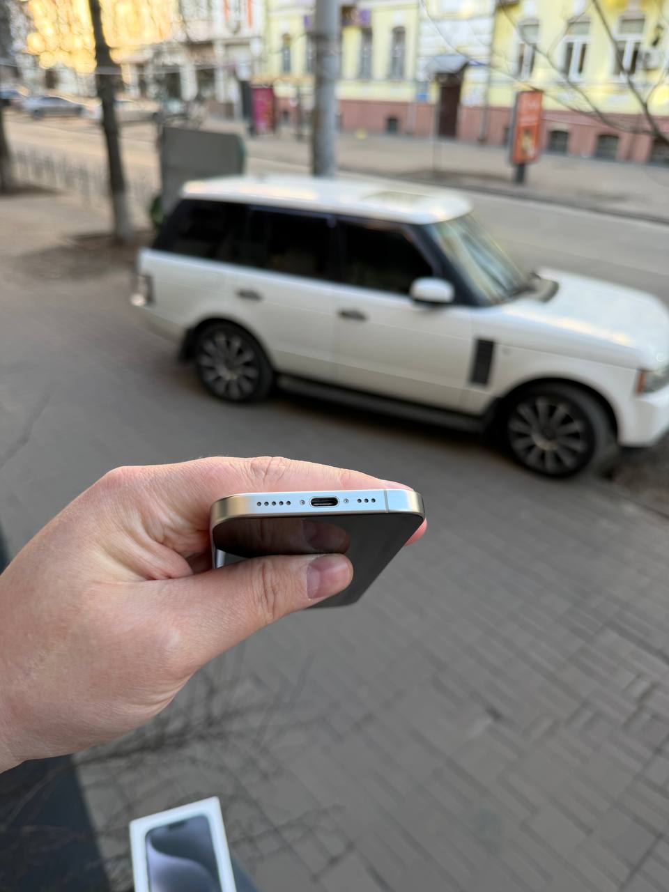 Б/В iPhone 15 Pro 128GB White Titanium - Зображення 7