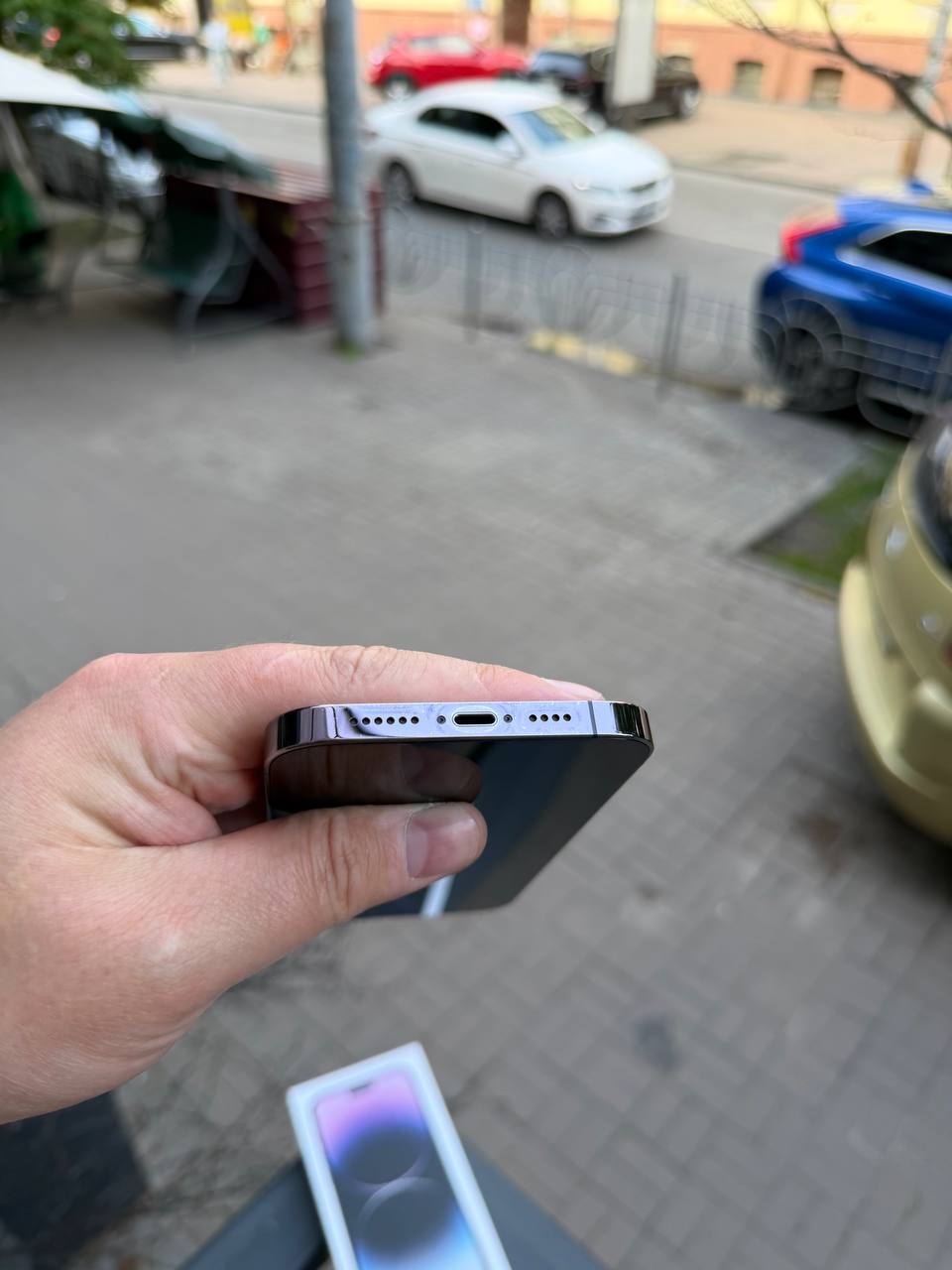 Б/В Apple iPhone 14 Pro Max 128GB eSIM Deep Purple - Зображення 7