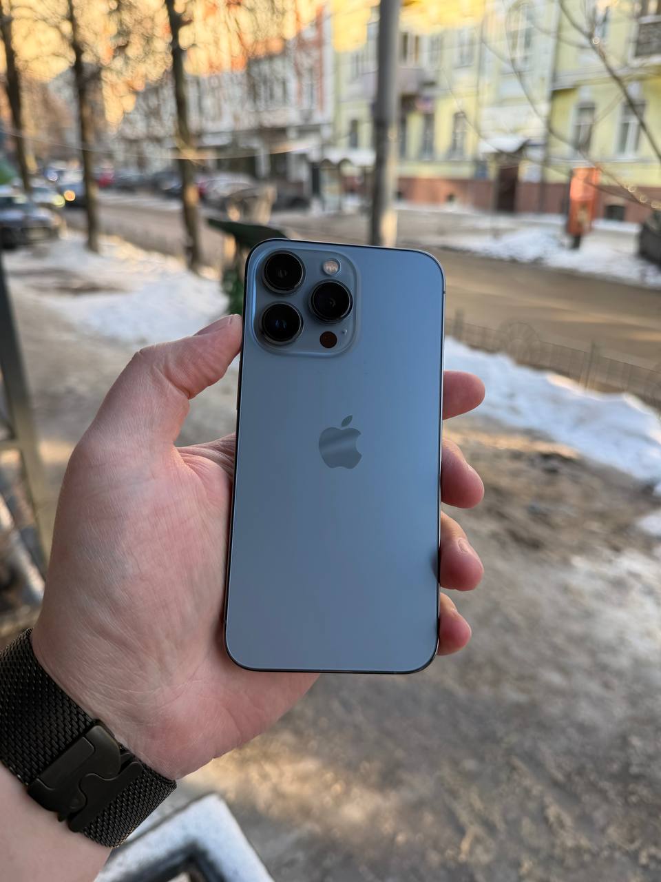 Б/В Apple iPhone 13 Pro 256GB Sierra Blue - Зображення 2
