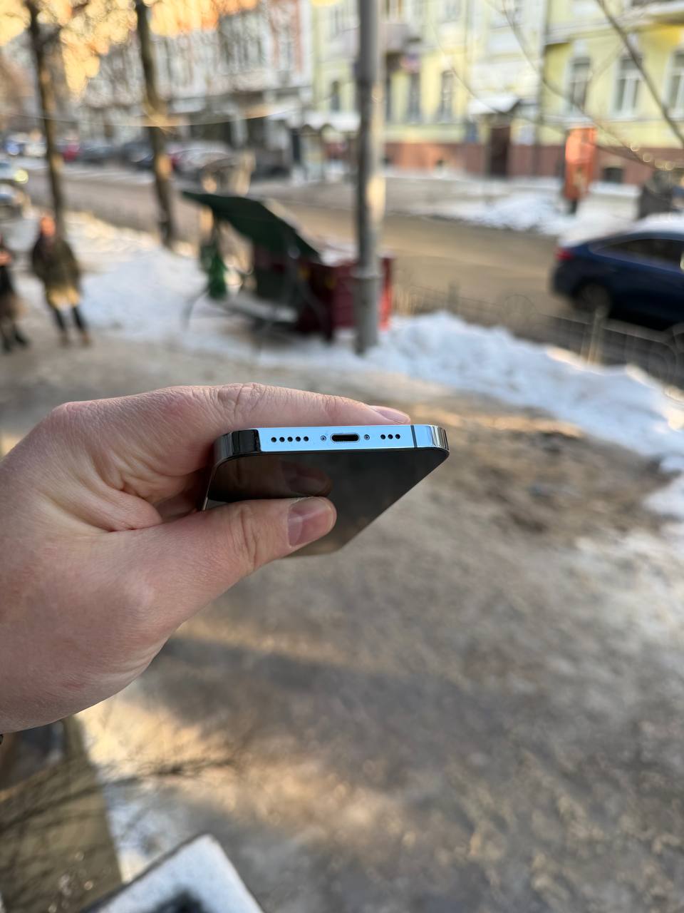Б/В Apple iPhone 13 Pro 256GB Sierra Blue - Зображення 7